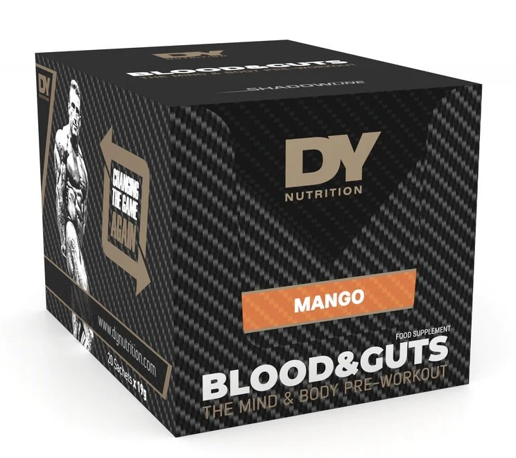 Dorian Yates Blood and Guts Przedtreningówka Na Energię i Siłę 20 Saszetek
