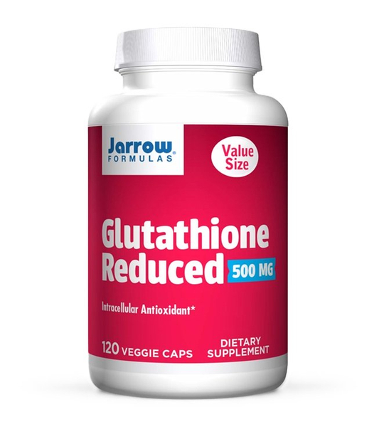 Jarrow Formulas Glutation Zredukowany 500mg na Wsparcie Antyoksydacyjne 120 Kapsułek