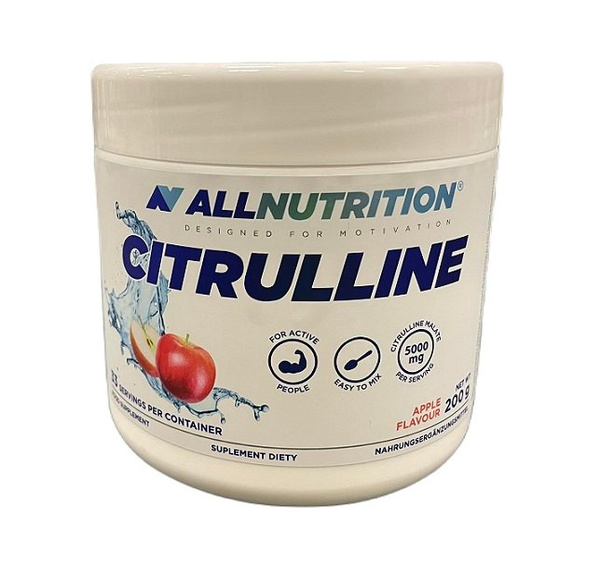 Allnutrition Citrulline Wspomaga Aktywny Trening Apple 200g