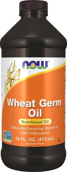 Now Foods Wheat Germ Oil Liquid Olej z Kiełków Pszenicy Wspiera Układ Nerwowy Łagodzi Stres 473ml