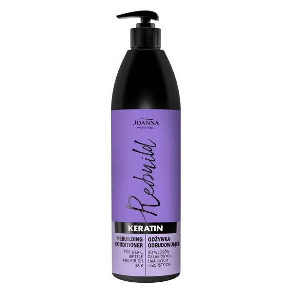 Joanna Professional Keratin Odżywka Odbudowująca do Włosów Łamliwych 1000g