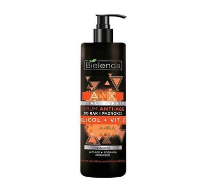Bielenda Anx Total Repair Serum Anti-Age Serum do Rąk i Paznokci z Glikolem i Witaminą C 200ml