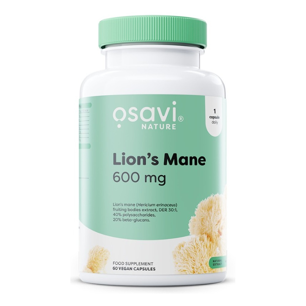 Osavi Soplówka jeżowata 600mg 60 wegańskich kapsułek