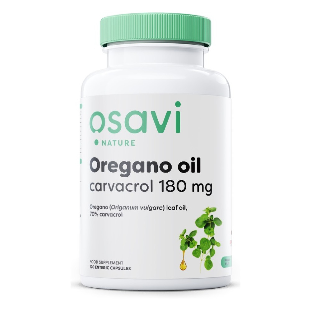 Osavi Olejek z Oregano Karwakrol 180mg 120 kapsułek dojelitowych