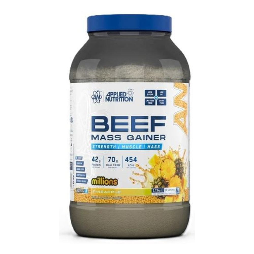 Beef Mass Gainer, Millions Pineapple - 3130g