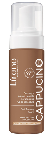 Lirene Perfect Tan Nawilżająca Pianka Brązująca Capuccino 150ml