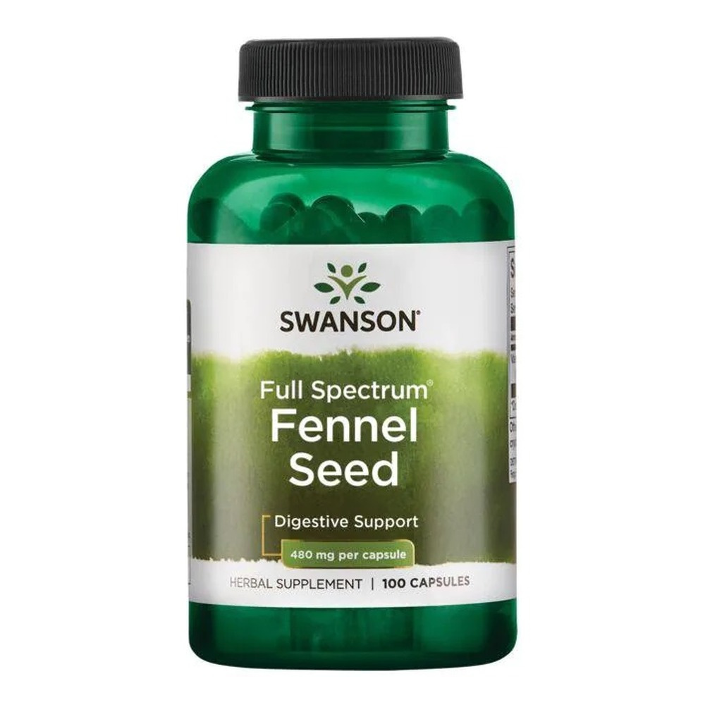 Swanson Koper Włoski 480mg na Trawienie i Komfort Kobiet 100 Kapsułek