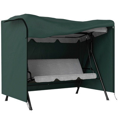 Outsunny 152 x 177cm Three-Seater Swing Chair Protective Cover Green