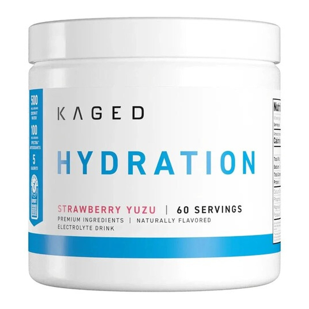 Kaged Muscle Hydration Elektrolity w Proszku Truskawka Yuzu na Nawodnienie 288g