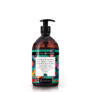 Barwa Natural Expert Nawilżające Mydło w Płynie Jaśmin i Aloes 500ml