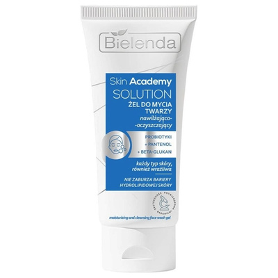 Bielenda Skin Academy Solution Nawilżający i oczyszczający żel do mycia twarzy 150ml