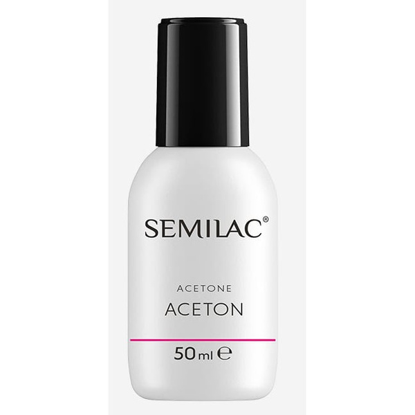 Semilac Acetone Zmywacz do Lakieru Hybrydowego 50ml
