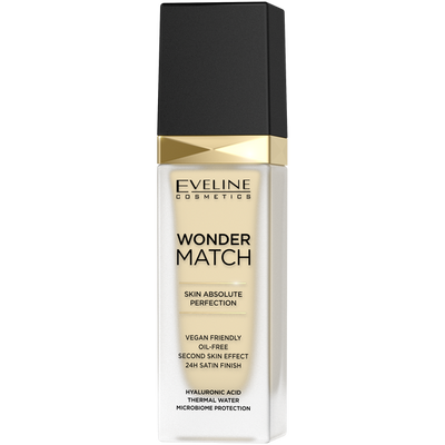 Eveline Wonder Match Luksusowy Podkład Dopasowujący do Odcienia Skóry 01 Ivory 30ml