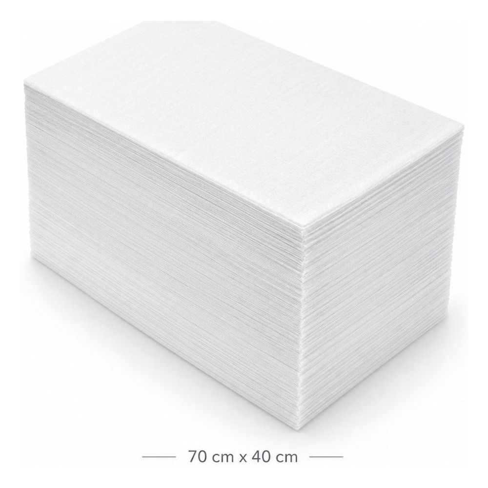 BLCK Professional Jednorazowe Gładkie Ręczniki Włókninowe Extra 70x40cm 100szt.