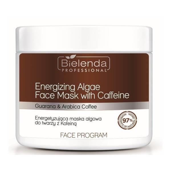 Bielenda Professional Face Program Energetyzująca Maska Algowa z Kofeiną dla Każdego Typu Cery 160g Best Before 30.11.25