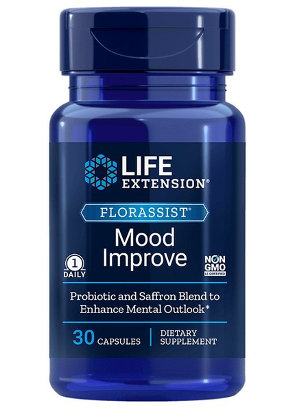 Life Extension Florassist Mood Improve Na Poprawę Nastroju i Relaks 30 Kapsułek