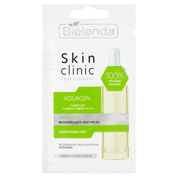 Bielenda Skin Clinic Professional Kolagen Maseczka Regenerująco-Odżywcza dla Każdego Rodzaju Skóry 8g