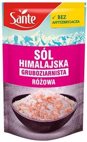 Sante Sól Himalajska Różowa Gruboziarnista 350g