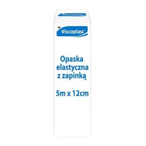Viscoplast Opaska Elastyczna z Zapinką 5mx12cm 1 Sztuka