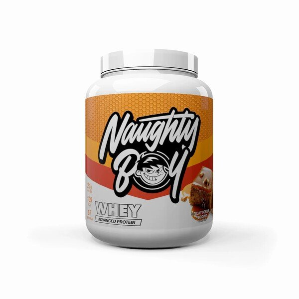 Naughty Boy Advanced Whey Odżywka Białkowa Sticky Toffee Pudding na Wsparcie Mięśni 2010g