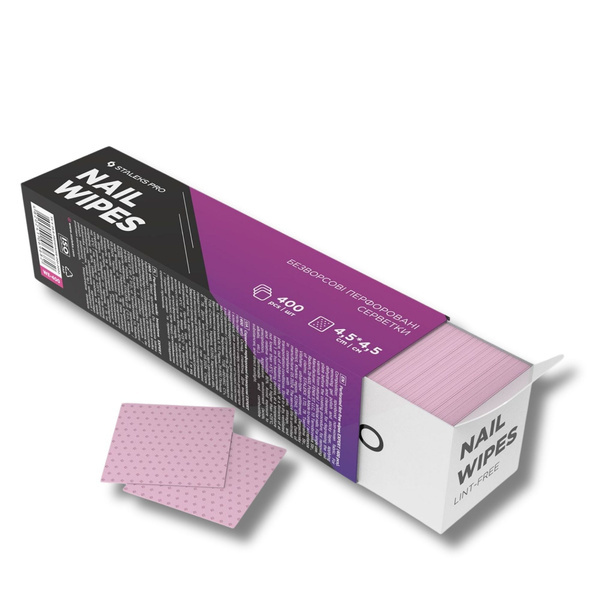 Staleks Pro Perforowane Waciki Bezpyłowe EXPERT 400 Sztuk