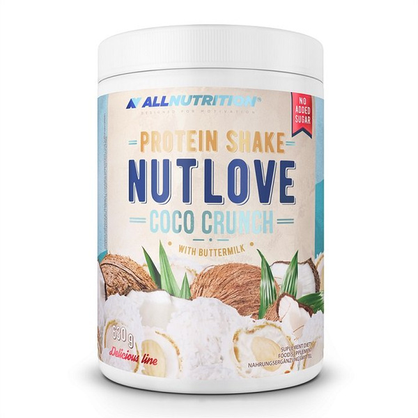 Allnutrition Nutlove Protein Shake Coco Crunch Odżywka Białkowa dla Osób Aktywnych 630g