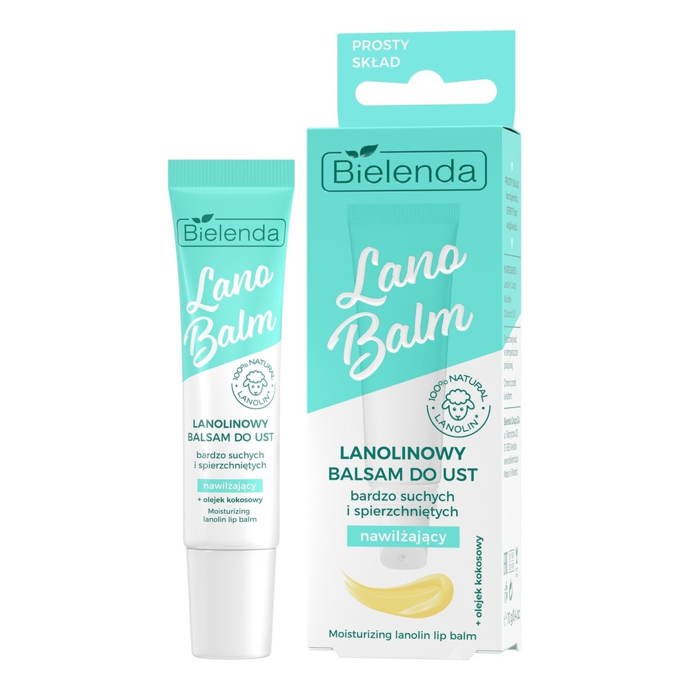 Bielenda Lano-Balsam Lanolinowy Nawilżający Balsam do Ust 10ml
