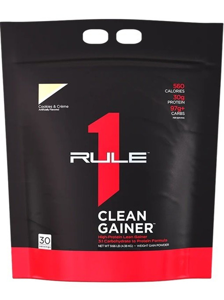 Rule One R1 Clean Gainer, Cookies & Creme - 4380g