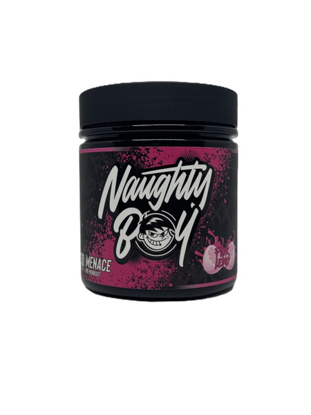 Naughty Boy Menace VitaCholine i Tauryna Przedtreningówka w Proszku Na Energię i Skupienie Różowa Lemoniada 420g