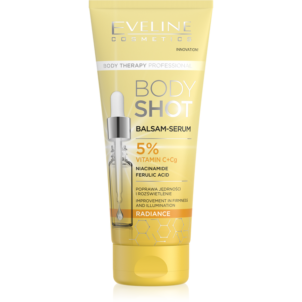 Eveline Body Shot Rozświetlający Balsam-Serum z Witaminą C i Cg 200ml