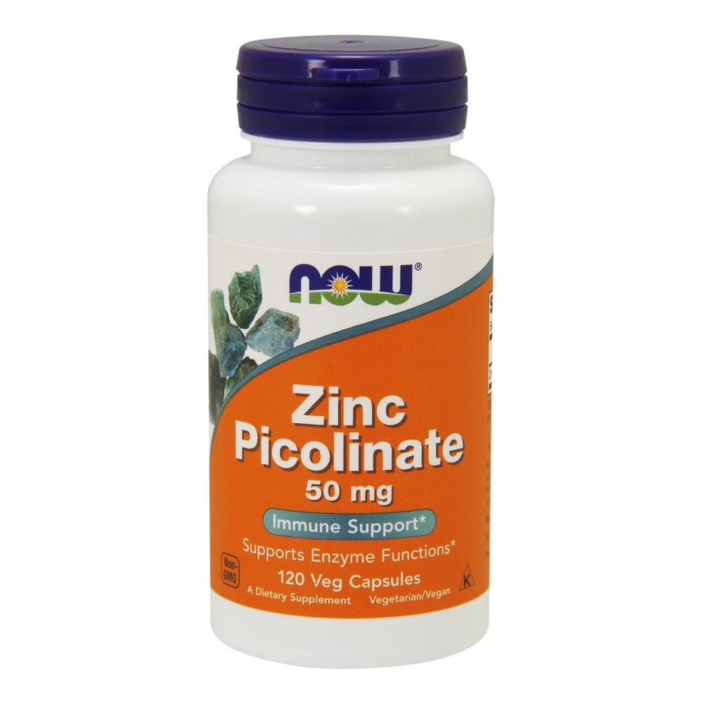 Now Foods Zinc Picolinate 50mg 120 Kapsułek