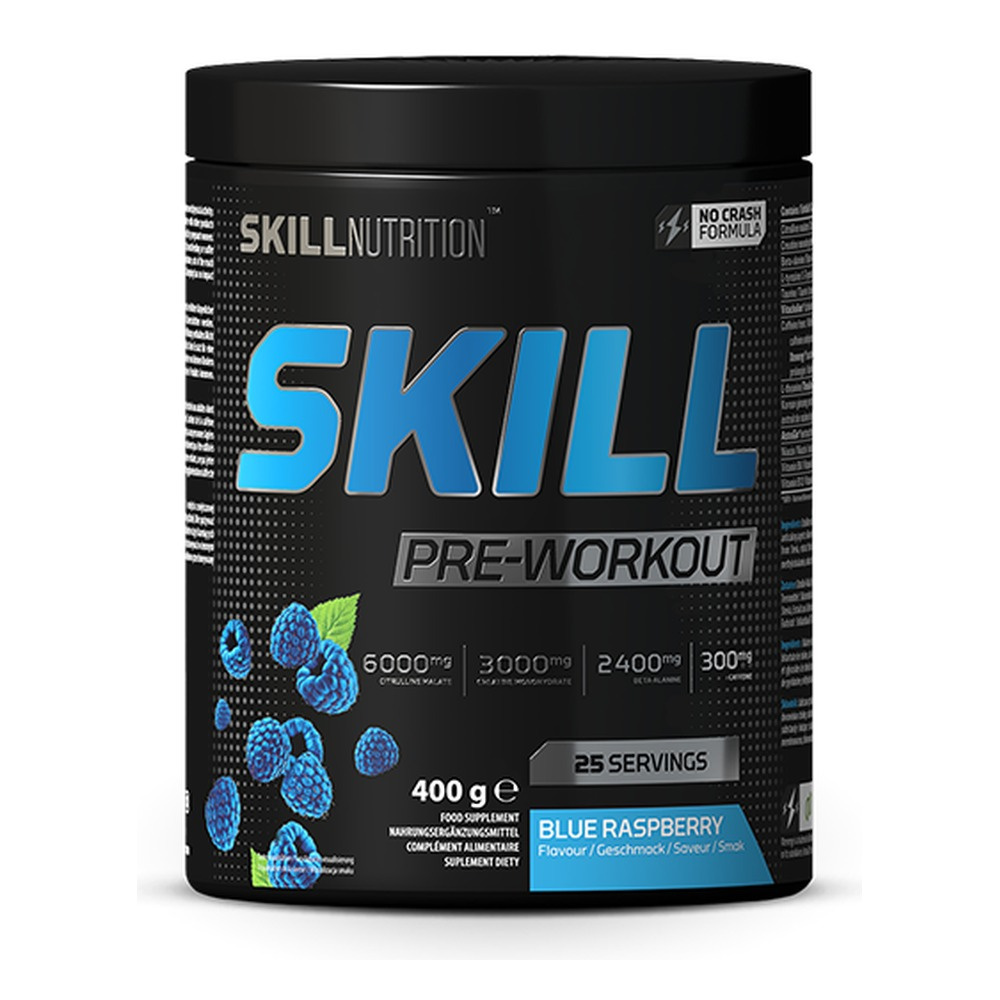 Skill Nutrition Skill Pre-Workout Niebieska Malina 400g