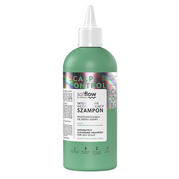 So!flow Scalp Control Intensywnie Oczyszczający Szampon do Skóry Głowy 200ml