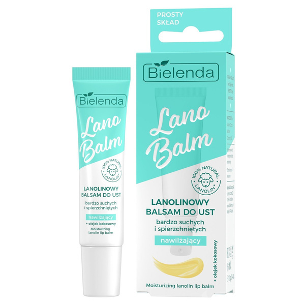 Bielenda Lano-Balsam Lanolinowy Nawilżający Balsam do Ust 10ml