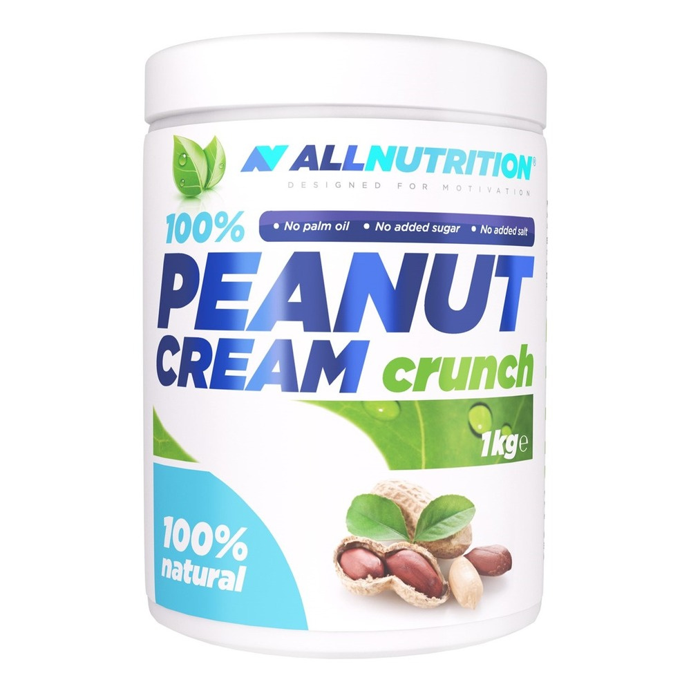 Allnutrition 100% Peanut Cream Crunch Krem Orzechowy 1000g