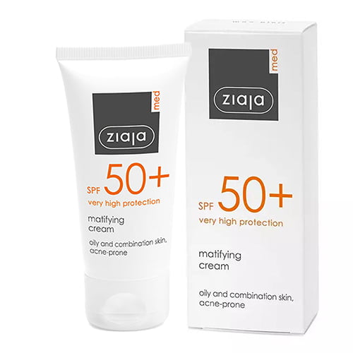 Ziaja Med Kuracja Ochronna Matujący Krem do Twarzy SPF50+ 50ml