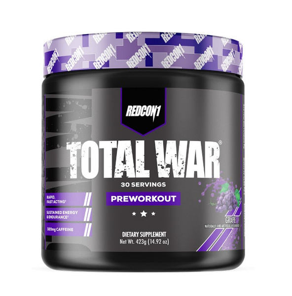 Redcon1 Total War - Preworkout, Grape - 423g