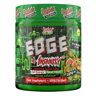 Psycho Pharma Edge of Insanity Przedtreningówka dla Zaawansowanych Sportowców Jungle Juice 300g