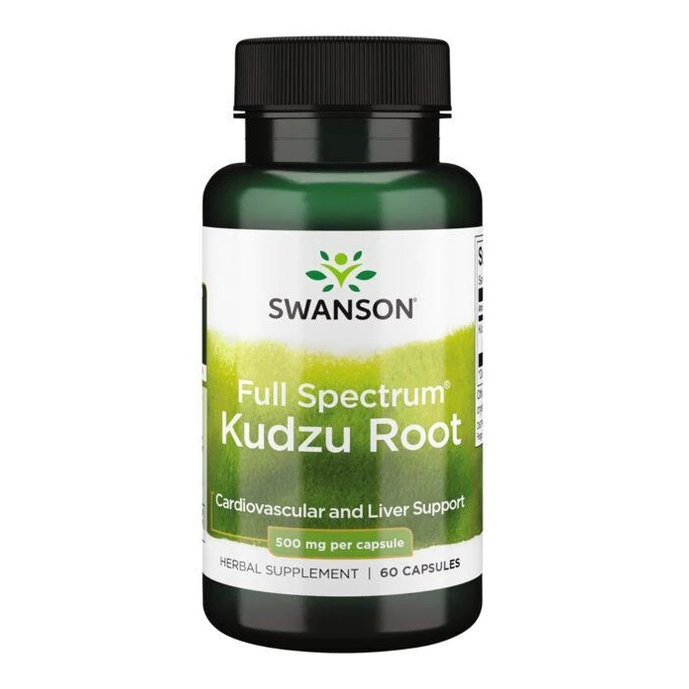 Swanson Korzeń Kudzu 500mg Wsparcie w Okresie Zmian 60 Kapsułek