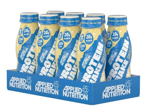 High Protein Shake, Vanilla Ice Cream (EAN 05056555202098) - 8 x 330 ml.