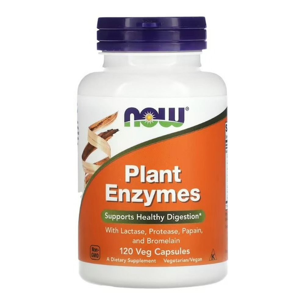 Now Foods Plant Enzymes Wspomaga Trawienie 120 Kapsułek