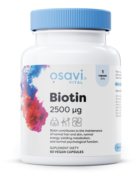 Osavi Biotyna 2500mcg 60 kapsułek wegańskich