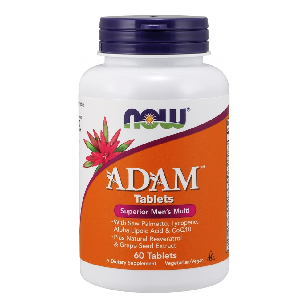 Now Foods ADAM Multi-Vitamin Witaminy i Minerały dla Mężczyzn 60 Tabletek