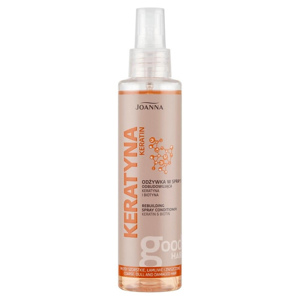 Joanna Keratyna Spray Odżywka do Włosów Szorstkich Matowych Łamliwych i Zniszczonych 200ml