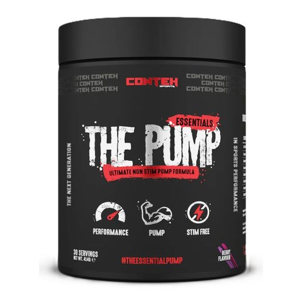 Conteh Sports The Pump Przedtreningówka Bez Stymulantów Na Pompę Mięśniową Jagoda 414g