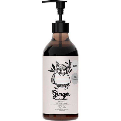 Yope Regenerujące Mydło w Płynie z Imbirem i Drzewem Sandałowym 500ml