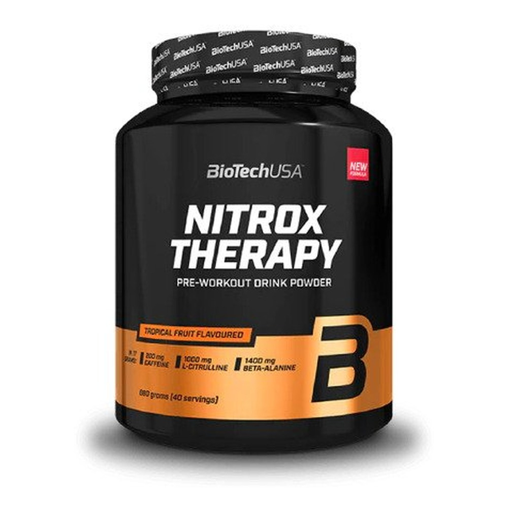 BioTechUSA Nitrox Therapy Odżywka Przedtreningowa Na Energię i Pracę Mięśni 680g