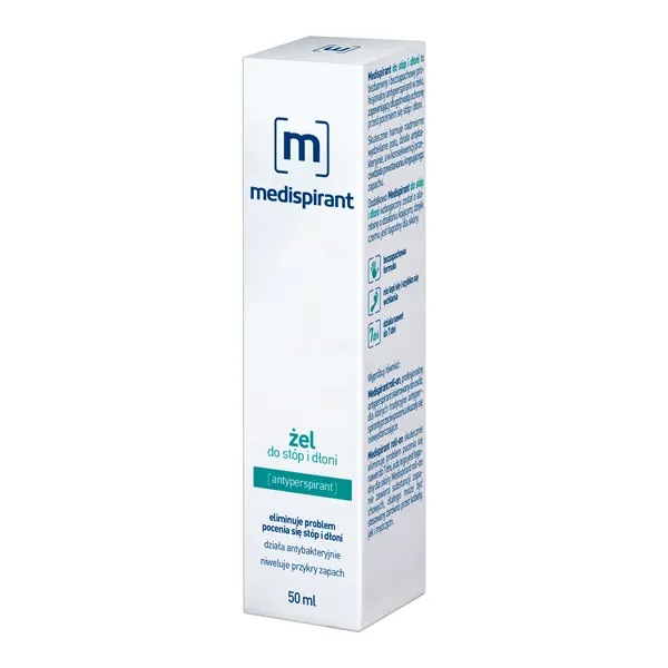 Medispirant Antyperspirant Żel do Stóp i Dłoni 50ml