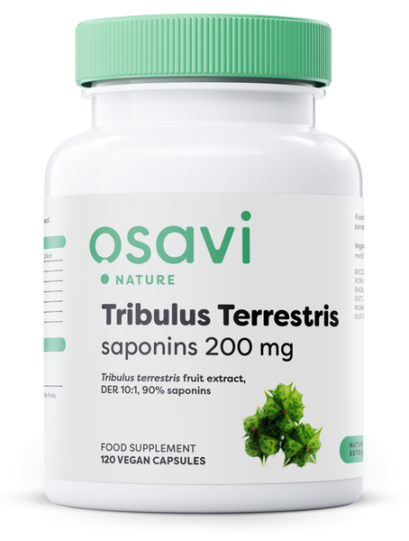 Osavi Tribulus Terrestris zawierający 200mg Saponin 120 wegańskich kapsułek