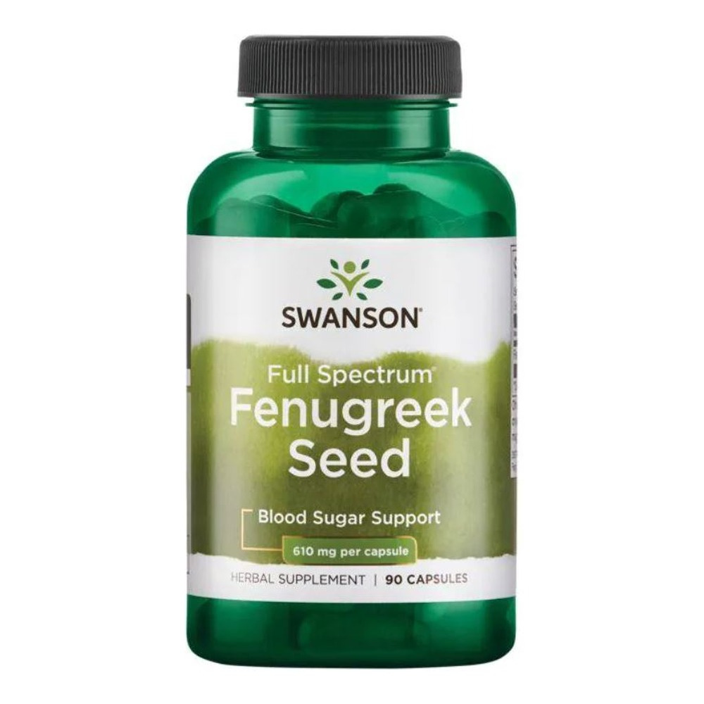 Swanson Kozieradka 610mg na Wsparcie Metabolizmu Glukozy 90 Kapsułek